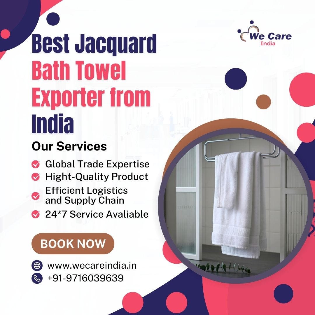 Best Jacquard Bath Towel Exporter from India