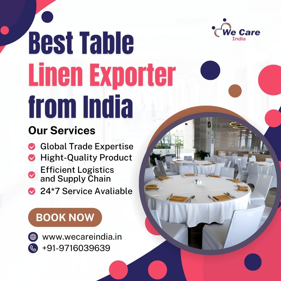 Best Table Linen Exporter from India