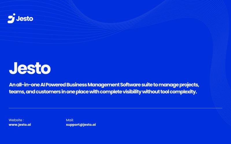 Jesto AI - The All-in-One Business Management Software